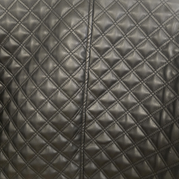 Zara Faux Leather Cropped Quilted Jacket - Picture 8 of 11